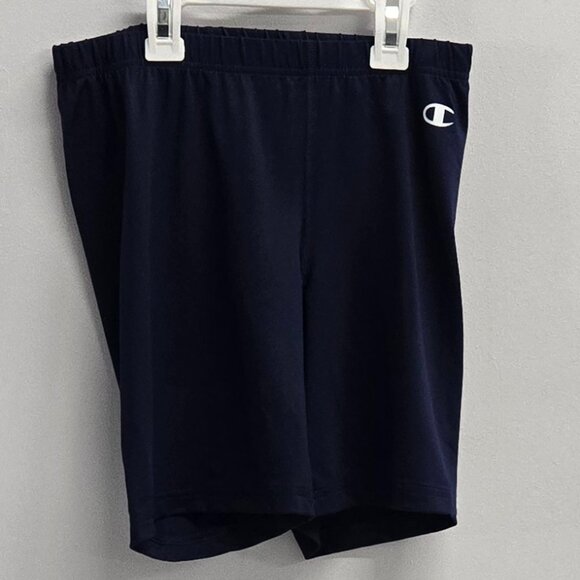 Champion Double Dry Women's Compression Shorts, Blue Medium - Picture 2 of 11